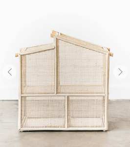 Étagères de rangement pour maison de poupée en rotin naturel minimaliste tissé à la main pour enfants, fabriquées au Vietnam par GreenArt - Product Image 2