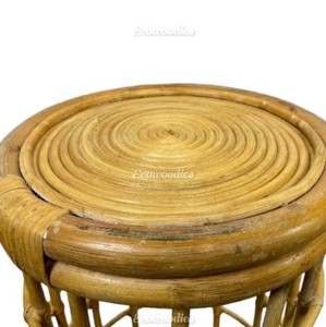 Multifunctional Handmade Bamboo Rattan <b>Storage</b> <b>Baskets</b> Natural Decorative Umbrella Holder Stand Indoor Outdoor Rounded Wardrobe - Product Image 4