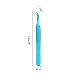 Ensemble de pinces à cils professionnelles en acier inoxydable, nouvelle conception, vente chaude, sur mesure en gros - Product Image 4