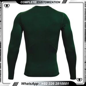 Men <b>Gym</b> Wear Short Sleeve Quick Dry Athletic Workout <b>Shirt</b> Polyester Spandex Breathable <b>Compression</b> <b>Shirts</b> - Product Image 2