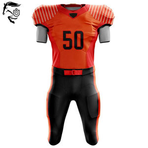 2025 OEM de alta calidad personalizado uniforme de fútbol americano de secado rápido Jersey con conjunto de pantalón para hombres para uso deportivo - Product Image 2