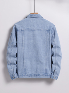 Veste en jean pour homme Dernière conception avec un jean de haute qualité Prix de gros Veste pour homme - Product Image 2