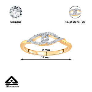 Anillo de Diamantes Infinity Caress en Oro de 14K - Product Image 5
