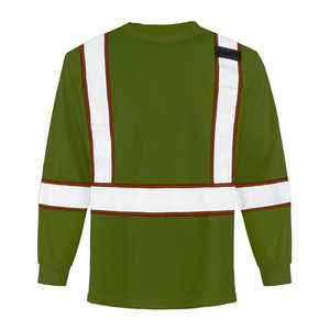 Reflective <b>Shirt</b> <b>Women</b> Safety Workwear High Visibility Lightweight Breathable Reflective <b>T</b>-<b>Shirt</b> Durable Comfortable - Product Image 6