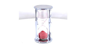 Temporizador de cristal personalizado diseño moderno metal decoración de oficina regalo superventas arena para ocasiones cumpleaños exportación mundial - Product Image 3