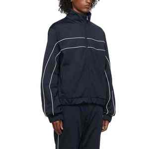 Veste de pluie imperméable à capuche unisexe grande taille avec impression personnalisée sur le devant pour hommes - Product Image 4