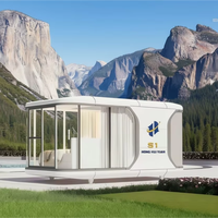 Intelligent moderne préfabriqué maison espace cabine pour Homestay Hotel