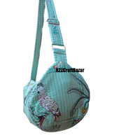Sac de rangement pour tapis de yoga de Bohème en coton écologique fait à la main avec design pliant pour la salle de sport et le yoga