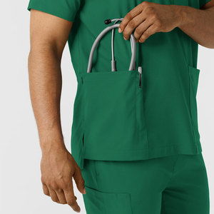Uniforme de exfoliación de Color sólido 2025, ropa de Hospital, nueva moda, uniforme de exfoliación cómodo para hombres para adultos - Product Image 6