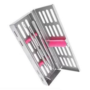 Kit de Examen Dental de 4 Piezas: Incluye 1 Pinza, 1 Espejo, 1 Mango, 1 Escalador y 1 Sonda - Manual, de Acero Inoxidable Quirúrgico - Product Image 6