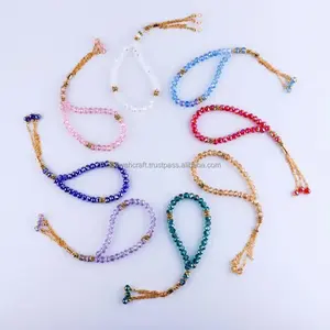 Super design exceptionnel collier de perles en résine tendance chaînes de charme pour les fêtes ou les cadeaux perles transparentes en résine Stock Tasbih - Product Image 2