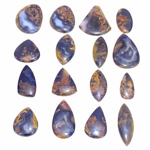 Ágata de musgo indonesio Natural de alta calidad AAA +, mezcla de piedras preciosas sueltas, forma y tamaño, cabujón, piedras preciosas sueltas para uso en la fabricación de joyas - Product Image 4