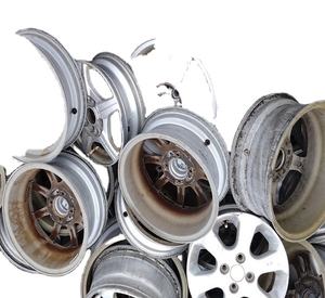 Venta al por mayor de vehículos baratos aleación 6063 rueda chatarra plata blanco grado AA alta pureza 99.97% - Product Image 1