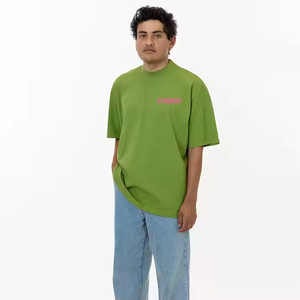 Camiseta Casual de Cuello Redondo para Hombre, Nueva Moda Verano 2025, Marca de Moda, Corte Regular, Poliéster/Algodón, Transpirable, Ecológica, Unisex - Product Image 6