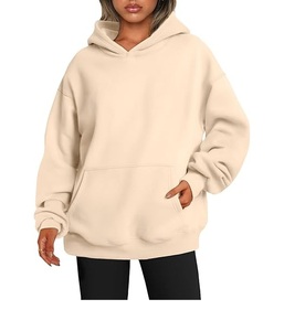 Custom High Quality Acid Wash Men Women Long Sleeve Crewneck 100% Cotton Fleece Oversize Pullover Hoodies Streetwear - Product Image 2