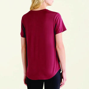 Camiseta de manga corta con logotipo personalizado de la mejor calidad para mujer, camiseta para mujer, camisetas de secado rápido para mujer - Product Image 2