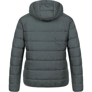 Veste matelassée légère pour femmes grande taille, veste d'hiver chaude et pliable, avec capuche imperméable et coupe-vent - Product Image 2