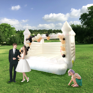Château de rebond gonflable en PVC/vinyle blanc de mariage YARD avec ventilateur 4x4x2.7m 10 enfants capacité pour 3-10 ans - Product Image 5