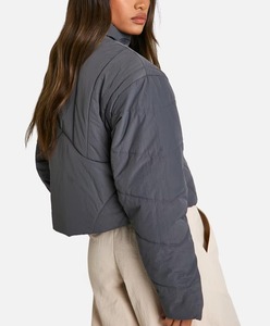 Chaqueta Acolchada Impermeable para Mujer, Cálida para Invierno, Profesional, Transpirable, con Capucha, Cuello Desmontable y Forro de Algodón - Product Image 4