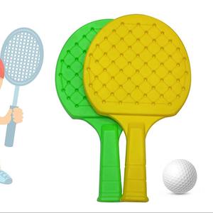 Juego de raquetas de tenis de mesa de plástico de alto rendimiento de primera calidad para niños y diversión familiar, juguetes y estructuras al aire libre, proveedor mayorista - Product Image 1