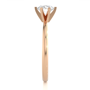 Anillo de moda de diamante natural chapado en oro de 14K Diseño único para boda o aniversario Certificado IGI - Product Image 1