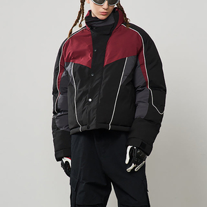 Chaqueta acolchada suave de alta calidad para hombre Diseño de invierno corto personalizado Característica impermeable Chaqueta de opción de talla grande para mujer para hombre - Product Image 2