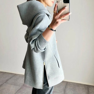OEM Wholesale Customized Women's <b>Trendy</b> Casual Hoodie Anti-Wrinkle And Breathable Latest Blank <b>Hoodies</b> For Women Trending 2026 - Product Image 6