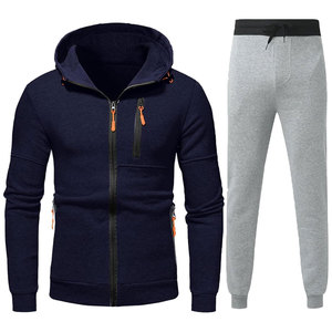 Conjunto Deportivo Personalizable de 280 GSM para Gimnasio y Uso Diario, de Secado Rápido, Transpirable, con Cierre, 100% Algodón Felpa, Absorbe la Humedad, Casual para Hombre - Product Image 2