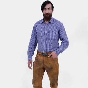 Lederhosen bavarois personnalisés pour hommes et femmes | Pantalon en cuir allemand authentique avec broderie artisanale - Product Image 1