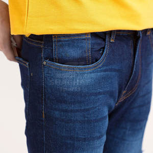 กางเกงยีนส์ผู้ชายสีตามสั่งขายดี กางเกงผู้ชายแบบซักล้าง คุณภาพสูง สวมใส่สบาย - Product Image 6