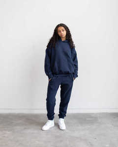 Sweat à capuche oversize en molleton French Terry pour femme, style streetwear, personnalisé ODM Spider, avec épaules tombantes et motif imprimé sur le devant, hiver - Product Image 3
