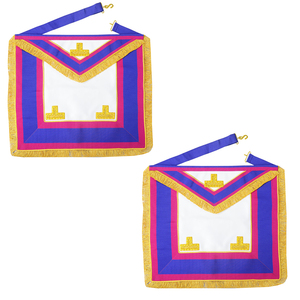 El precio más barato Mejor material Masonic Regalia Delantal de cuero Marca personalizada Provincial Vestido completo Delantal - Product Image 6