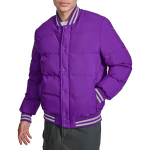 แจ็คเก็ตพัฟเฟอร์แบบวาร์ซิตี้สำหรับผู้ชาย ขายดี รับผลิตจำนวนมาก รับทำโลโก้ตามสั่ง ราคาโรงงาน รับทำโลโก้ตามสั่ง ปี 2026 - Product Image 1