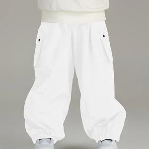 Pantalon Baggy Cargo personnalisé grande taille pour hommes pantalon de ski Hip Hop ample multi-poches respirant élégant hiver Streetwear imprimé - Product Image 3