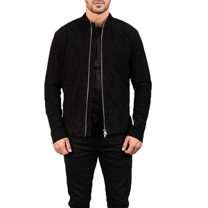 โรงงาน OEM ขายส่งเสื้อแจ็คเก็ตบอมเบอร์ผู้ชายแบบบางสำหรับฤดูหนาว ระบายอากาศได้ดี เป็นมิตรกับสิ่งแวดล้อม กันลม คุณภาพสูง - Product Image 1