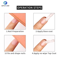 Nouvelle arrivée Base en caoutchouc 3 en 1 pour construire des ongles Gel de base et gel supérieur Gel de base en caoutchouc transparent pour renforcer les ongles pour salon de manucure