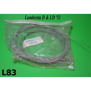 ชุดสายเคเบิลครบชุดแลมเบรตต้า ดี+แอลดี125(1953 - '54) - Product Image 1