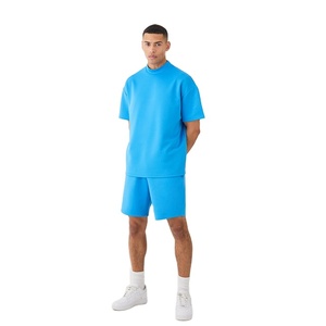 Camisa de Diseño con Cuello Alto 2026, Transpirable, Ajustada, para Verano, Diseño Moderno, Ropa Urbana, Venta al Por Mayor, Conjunto de Dos Piezas para Hombre - Product Image 1