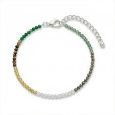 Crystal <b>bracelet</b> Multi Anklet Raw Dhan Yog Round <b>Beads</b> <b>Bracelet</b> 8mm Stone Fashion <b>Men</b> and Women Gift Energy - Product Image 5