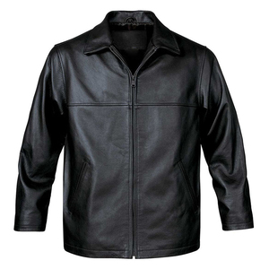 2026 Custom Made <b>Mens</b> Stand Collar Premium Quality Genuine Leather <b>Jacket</b> Hot Selling <b>Jacket</b> with OEM Service <b>jacket</b> for <b>men</b> - Product Image 1