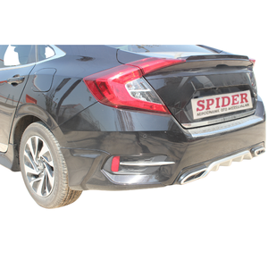 Aileron de coffre arrière en FRP Honda Civic 2016-2021 - Kit carrosserie Aileron de décoration pour Honda Civic 10ème génération FC5 berline 2016-2021 - Product Image 2