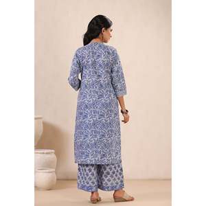 Kurta en coton droit pour femme Maheen Aza - Product Image 4