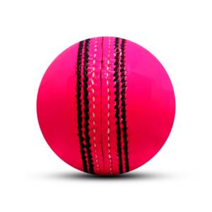 Pelotas de críquet de cuero rosa de calidad profesional, paquete de 6 - Product Image 5
