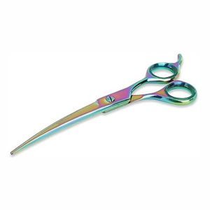 กรรไกรตัดขนสัตว์เลี้ยงแบบโค้งกรรไกรตัดขนสัตว์เลี้ยงทำจากสแตนเลสทำความสะอาดง่าย - Product Image 2