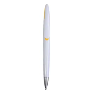 Marcadores Promocionales Personalizados con Bolígrafo de Cuerpo Blanco y Cierre a Presión - Product Image 5