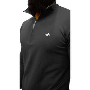 APEXAL COMPRESSION GRIS PULLOVER ZIPPER SUPÉRIEUR-SIGNATURE - Product Image 3