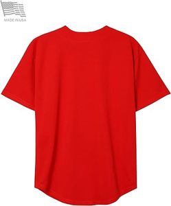 Camiseta de Béisbol Personalizada para Hombre, 100% Poliéster, de Alta Calidad, con Rayas Sublimadas, Color Morado, Jersey de Béisbol para Niños - Product Image 2