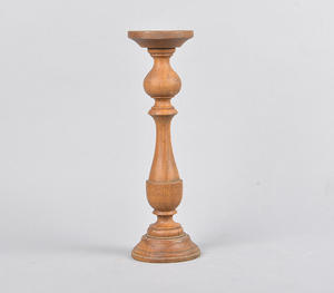 Bougeoirs en bois de couleur naturelle à faible quantité minimale de commande Bougeoir en bois de forme personnalisée fait à la main Mangue Fabricant vente directe d'usine - Product Image 2