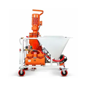 plaster spraying machine for mortar cement concrete gypsum lime Maria glass with audio mixer