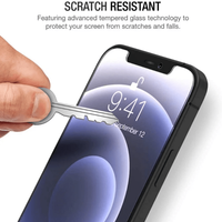 Protecteur d'écran pour iPhone 6 et iPhone 6s Film de protection en verre trempé de 4.7 pouces, ultra résistant aux rayures et aux bulles.